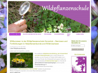 wildpflanzenschule.com Webseite Vorschau