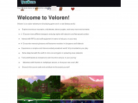veloren.net Webseite Vorschau