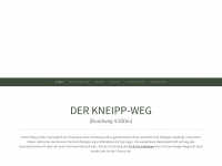 kneippweg.at Webseite Vorschau