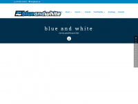 blue-and-white.de Webseite Vorschau
