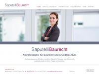 saputelli-baurecht.ch Webseite Vorschau