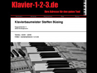 klavier-1-2-3.de Webseite Vorschau