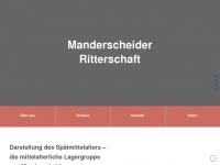 manderscheider-ritterschaft.de Webseite Vorschau