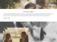 purelights.de Webseite Vorschau