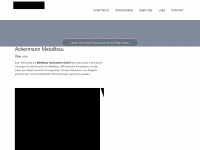ackermann-metallbau.de Webseite Vorschau