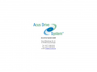 acus-drive.de Webseite Vorschau
