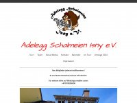 adelegg-schalmeien.de Webseite Vorschau