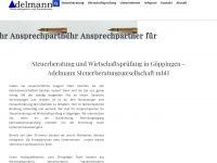 adelmann.org Webseite Vorschau