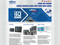 aditec.net Webseite Vorschau