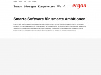 ergon.ch Webseite Vorschau