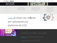 arcgeo.sk Webseite Vorschau