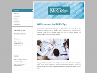 mikosys.net Webseite Vorschau