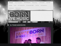 danceborn.com Webseite Vorschau