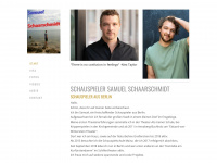 samuel-schaarschmidt.com Webseite Vorschau