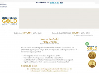 boerse-gold.de Webseite Vorschau