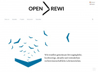 openrewi.org Webseite Vorschau