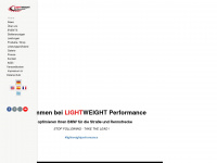 lightweight-performance.de Webseite Vorschau