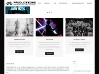 lcc-productions.com Webseite Vorschau