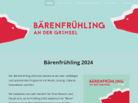 baerenfruehling.ch Webseite Vorschau