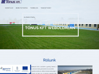 tonuskft.hu Webseite Vorschau