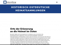 ostdeutsche-heimatsammlungen.de Webseite Vorschau