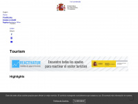 turismo.gob.es Webseite Vorschau