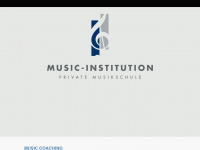 music-institution.de Webseite Vorschau
