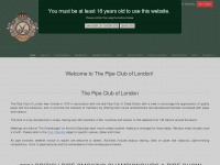 pipecluboflondon.com Webseite Vorschau