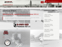 us-sports-youth.de Webseite Vorschau