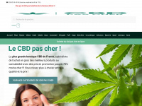cbdpascher.fr Webseite Vorschau