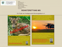 rehkitzrettung-mg.de Webseite Vorschau