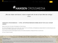 hansen-crossmedia.de Webseite Vorschau