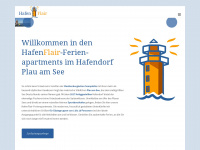hafenflair-plau.de Webseite Vorschau