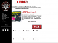 y-rider.de Webseite Vorschau