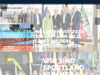 sportland.nrw Webseite Vorschau