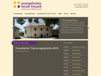 evangforumfresach.at Webseite Vorschau