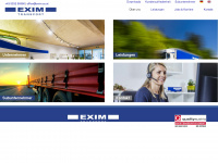 exim.co.at Webseite Vorschau