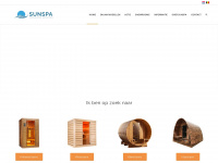 sunspa-sauna.be Webseite Vorschau