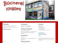 buecherei-koenigsberg.de Webseite Vorschau