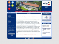 vhs-has.de Webseite Vorschau