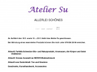 atelier-su.ch Webseite Vorschau