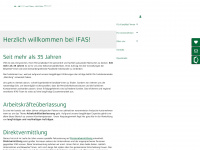 ifas-at.eu Webseite Vorschau