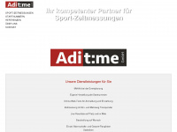 aditime.ch Webseite Vorschau