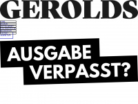 gerolds-magazin.de Webseite Vorschau