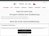 hotel-diepost.de Webseite Vorschau
