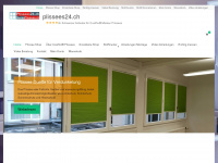 plissees24.ch Webseite Vorschau