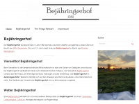bejaehringerhof.net Webseite Vorschau