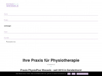 physiopluswessels.de Webseite Vorschau