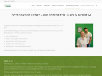 osteopathie-henke.de Webseite Vorschau