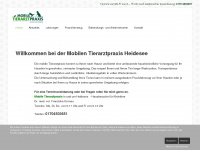 tierarzt-heidesee.de Webseite Vorschau